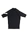 Quiksilver Men's Standard Time Short Sleeve Rashguard Surf Tee 50+ UPF, Black, Medium