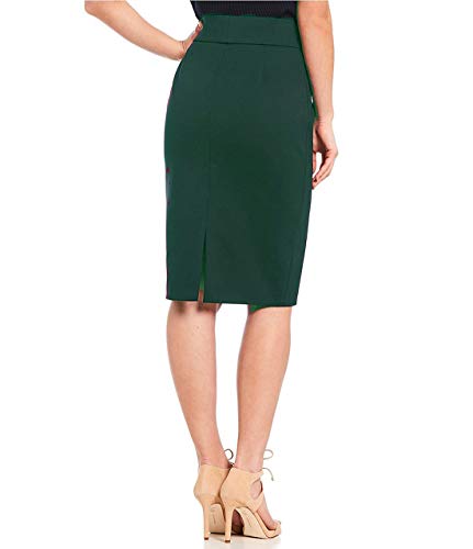Image of Women's Knee Length Formal Pencil Skirt with Elastic Waist Band (Size in inches XS-26, S-28, M-30, L-32, XL- 34, XXL-36 INCHES)