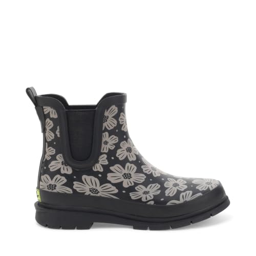 Image of Western Chief Women's Waterproof Pull-On Chelsea Rain Boot with Fun Prints | Ladies slip-on ankle boots with rubber sole, cushioned EVA insole, built for wet days and styled for any occasion