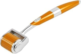 ديرما رولر للوجه من التيتانيوم 192 إبرة (1 ملم) – أداة فعالة لتجديد البشرة ومنع تساقط الشعر للرجال والنساء، شفاف