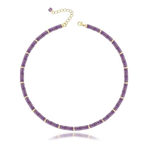 MIDDLUX Amethyst Choker Necklace Cover