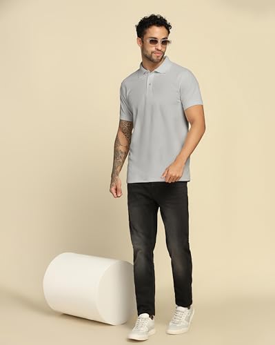 Image of VastraVibes Men's Polo Regular Fit T-Shirt