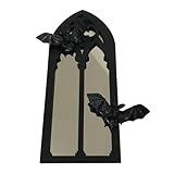 XLWLLNJ Miroir Gothique Arqué, Miroir Mural Incurvé, Miroir Suspendu en...