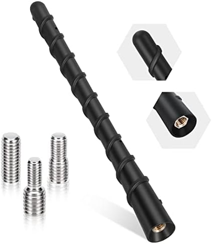 PAIRIER Car Antenna Roof Car Radio Antenna 18cm Car Antenna FM DAB Car Antenna Roof Antenna for Optimal AM/FM Reception with M4, M5, M6 Super Compatibility