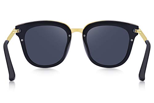 MERRY'S Women Polarized Sunglasses Cat eye Sun glasses Metal Temple S60824