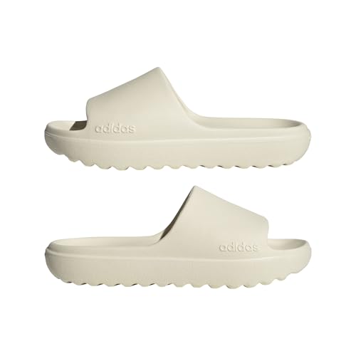 adidas Unisex Adilette Lumia Slides Sandal, Wonder White/Wonder White/Wonder White, 42 EU – Ansicht 6