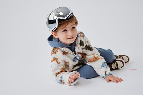 Image of The Children's Place Baby Boys' And Toddler Long Sleeve Sherpa Fleece Full Zip Jacket