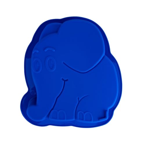 Dr. Oetker Silikon-Motivbackform – Der süße Elefant aus der Sendung mit der Maus als bezaubernde Backkreation – Spülmaschinengeeignete Kuchenform mit Antihaft-Eigenschaften – 18,5 x 20,5 x 6,5 cm