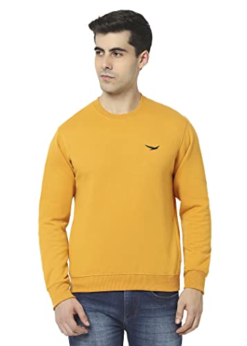 Image of HiFlyers Men's Cotton Blend Casual Crew Neck Sweatshirt