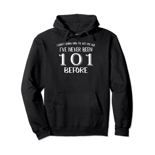 Camiseta de 101 años – Feliz cumpleaños 101 Sudadera con Capucha