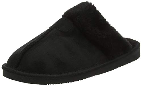 Welzenter Relax Fur, Zapatillas de Estar por casa Unisex Adulto, Negro (Negro 000), 37 EU