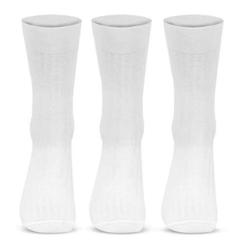 Bonjour Men's Cotton White Rib ModernSocks- Pack of 3