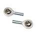 Rod End Bearing 6PC Rod End Right Hand Fish Eye Ball Joint Joint Metric Thread Bearing Shaft for Industrial Applications