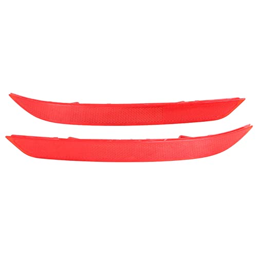 Image of labwork 2 Pieces Red Rear Bumper Reflector Driver and Passenger Side Replacement for Accord 2016 2017 33505T2AA11 33555T2AA11 HO1185111 HO1184111