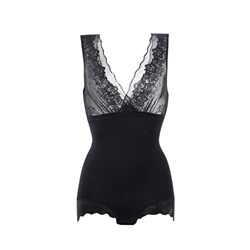 xinlinlin Lace Shapewear Unterwäsche -Bauch Taille Weste Postpartale Enge und schlanke Tailled Damen können in Vier Jahreszeiten Strumpfhosen tragen (Color : A, Size : Lcode) Cover