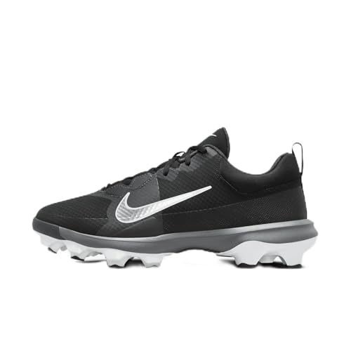 Image of Nike Force Trout 9 Pro MCS Baseball Cleats (FB2908-001, Black /White-Anthracite-Cool Grey)