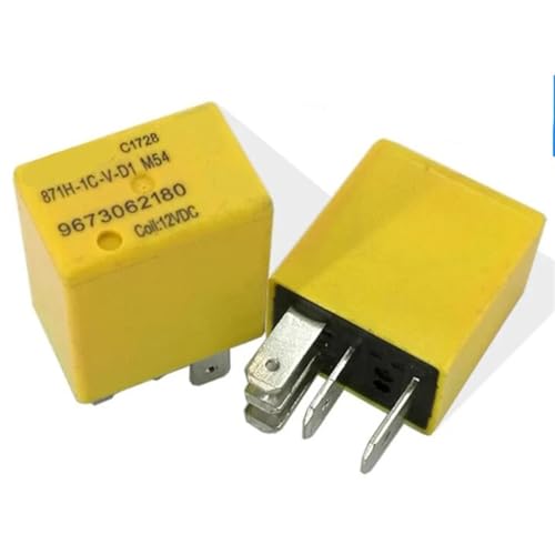 Relé 12VDC 9673062180 de 5 pines con conmutación estable para coche