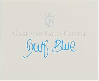 Graf von Faber-Castell 6 Ink cartridges: Gulf Blue, 141118