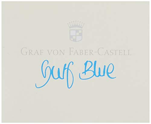 Graf Von Faber-Castell 141118 Cartuchos De Tinta 6 Pieza Gulf Azul