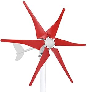 SISHUINIANHUA 4/5 Blades 4500W/5000W Max Power Wind Turbine Generator Kit W/Charge Controller, Windmill for Wind Solar Hybrid System, Windmill Generator for Home,4500w,48v