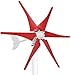 SISHUINIANHUA 4/5 Blades 4500W/5000W Max Power Wind Turbine Generator Kit W/Charge Controller, Windmill for Wind Solar Hybrid System, Windmill Generator for Home,4500w,48v