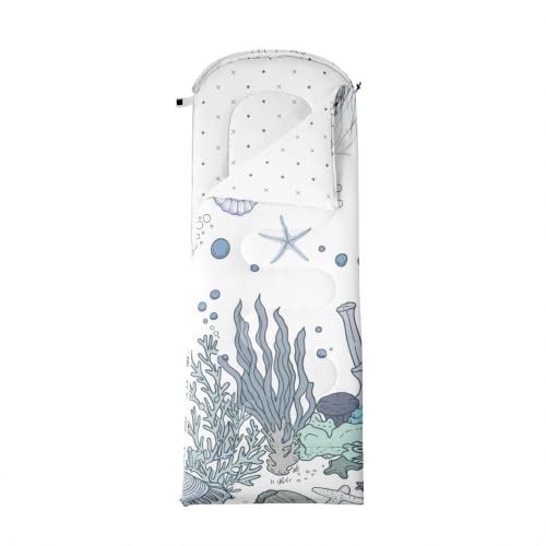 Erosebridal Yellow and White Nautical Sleeping Bag miniatura 4