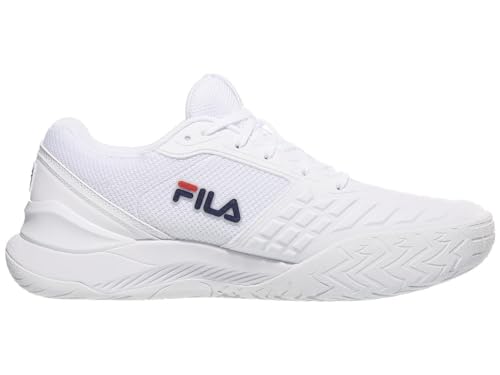 Fila Axilus 3 Men 's Shoes (White/Fila Navy/Fila Red) (White/Fila Navy/Fila Red, US Footwear Size System, Adult, Men, Numeric, Medium, 10.5)3