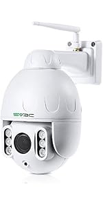 AI human detection and auto tracking feature of the security camera