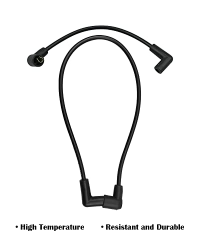 Tavaski Compatible Spark Plug Wires for John Deere P216 P218 P220 P224, Fits 316 318 420 Tractors, Rubber & Core, Spark Plug Boot, Tavaski Brand