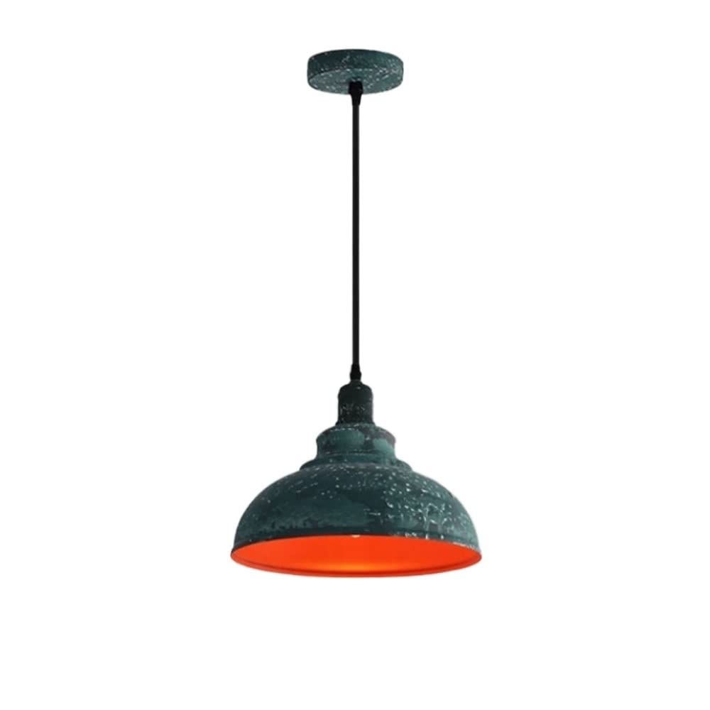 Suspension métal E27 au design lustre classique rétro avec finition robuste