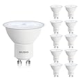 BUBO GU10 LED Bulb 6W Equivalent 50W, 5000K Daylight 650 Lumens, Non-Dimmable GU10 Bulb Replacement for Track Lighting, MR16 LED Bulb for Kitchen, Range Hood, Living Room, Bedroom, 10 Pack