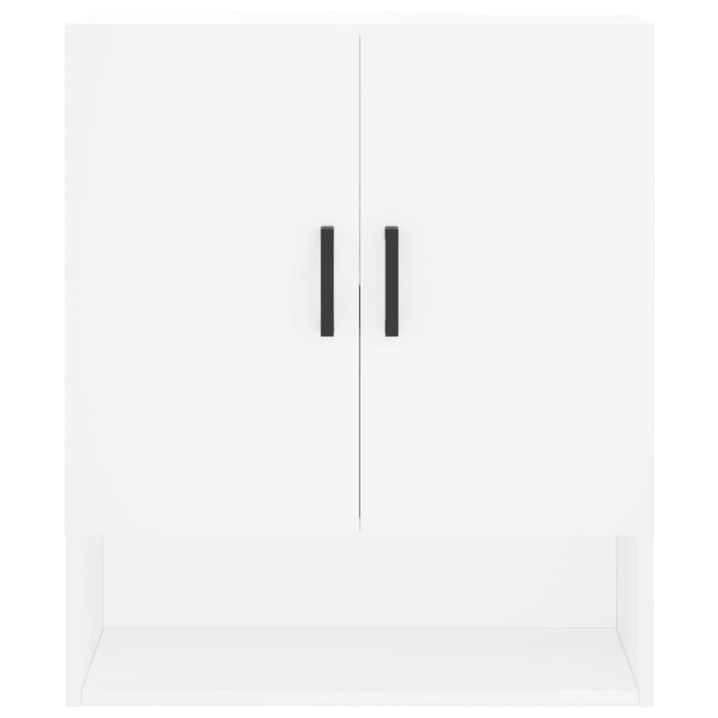 Armoire Murale Blanche 60x31x70 cm Bois d'Ingénierie