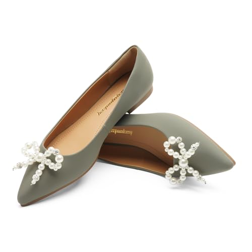 Image of FUNKYMONKEY Women's Classic Ballet Flats Casual Comfort Slip On Flats Shoes