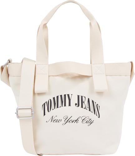Tommy Jeans Tjw Hot Summer Mini Tote Aw0Aw16217, Donna, Beige (Natural), One Size