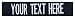 Northern Safari Custom Uniform Name Tapes Solid Colors. Made in The U.S.A. Ships Under 24 Hours. Dark Blue Fabric, 5 Inch Sew on