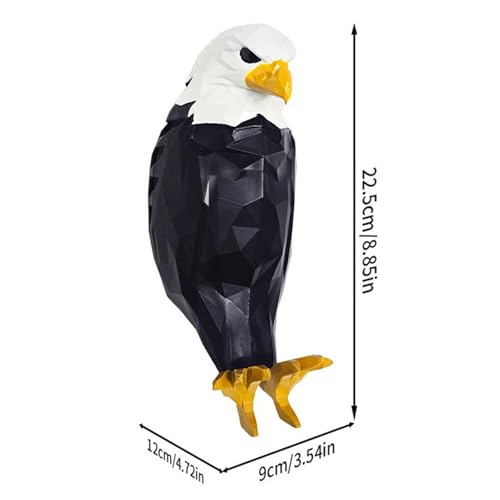 Image of Bald Eagle Wall Light, 3D Colorful American Eagle Night Light, USB Charging,16 Colors&4 Flashing Modes & Adjustable Brightness, Wall Decoration Light Rechargeable Night Light