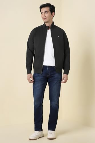 Image of Allen Solly Mens Cotton Blend Standard Length Jacket