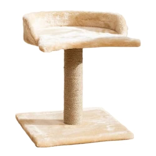 猫の登山フレーム 猫用クライミングフレーム、猫の巣、一体型大型汚れ防止ジャンプ台、猫用おもちゃ、爪とぎボード 猫の木(Yellow)