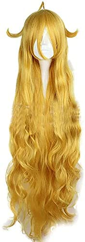 HGLLL Christmas Anime Cosplay Wig for Fairy Tail Mavis Vermilion, Cap Hairpieces, Halloween, Dress P