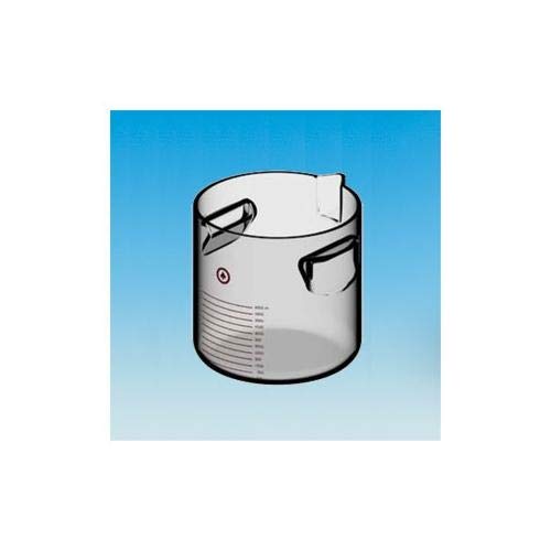 6233-07 Series Cylindrical Jar with Side Indent, Graduated, 7.25L