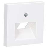 Gira 27003 Zentralplatte 55 x 55 mm für UAE/IAEST55 reinweiß-glänzend Anschlußdosen, 027003