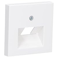 Gira 27003 Zentralplatte 55 x 55 mm für UAE/IAEST55 reinweiß-glänzend Anschlußdosen, 027003