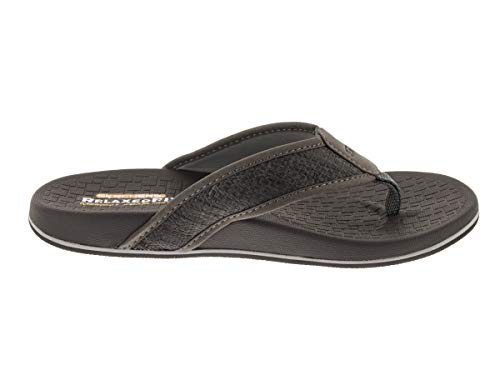 Skechers Skechers Men's PELEM-WESKER Sandal, GRY, 8 Medium US