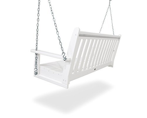 POLYWOOD GNS60WH Vineyard 60" Swing, White