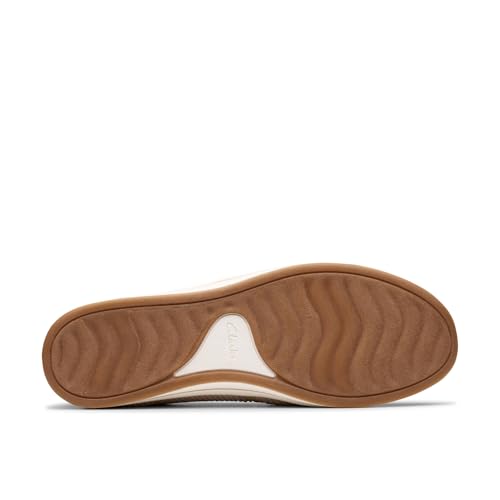 Clarks Clarks Women's Breeze Stretch CloudSteppers Slip On Loafer, Sand, 8.5 Wide