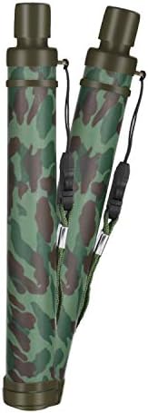 2 Pack Personal Water Filter Straw BPA Free with 1000L 3-Stage,Portable Water Purifier for Hiking Camping Survival Outdoor Backpacking Traveling Emergency