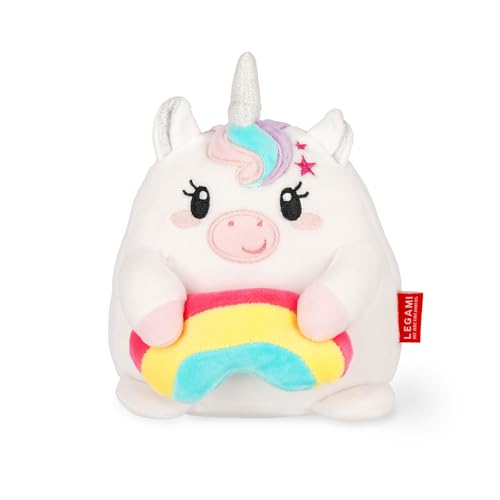 Legami - Peluche Super Soft!, thème Unicorn, Format Mini, avec Carte d'Identité Personnalisable,...