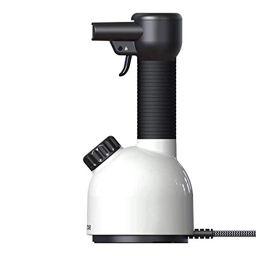 Laurastar IGGI Pure White, Purificateur Défroisseur Vapeur à Main, Désinfecte Décontamine Textiles et Objets, Compact Nomade et Design (Blanc)