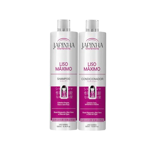Kit Liso Maximo (Shampoo + Condicionador) 500ml Japinha