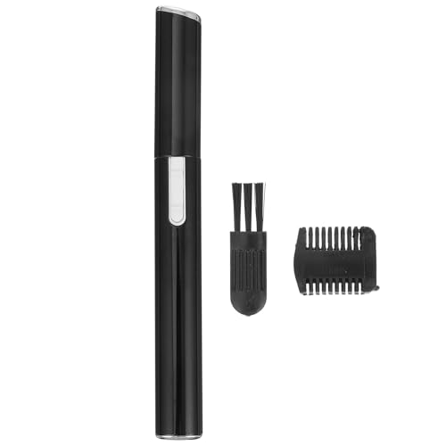 ABOOFAN Depiladora Facial Eléctrica para Mujer Peine y Cepillo, Portátil, Tubo de Aluminio, Adecuado para Cejas y Vello Corporal en Brazos y Axilas